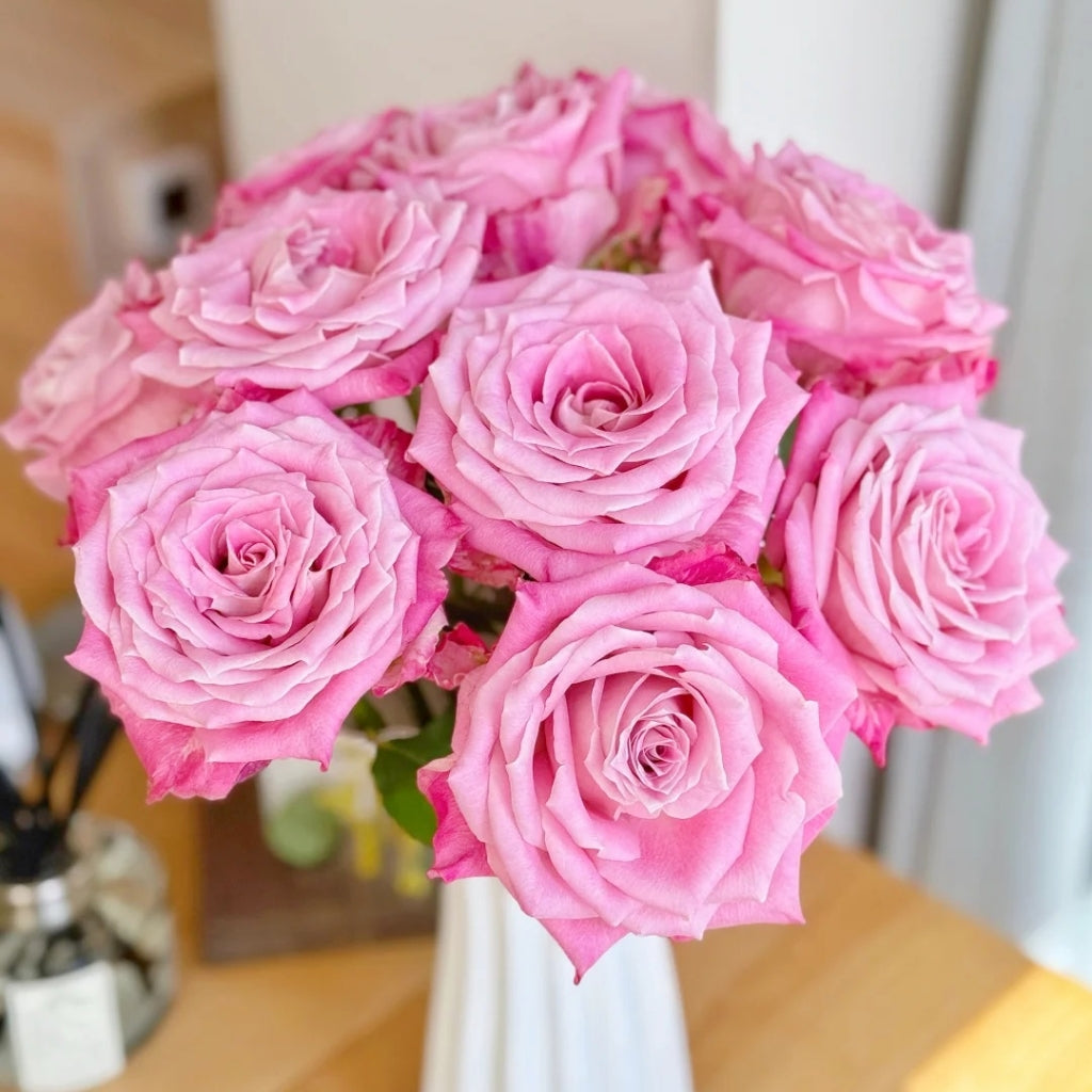 Lavender Grey Glaze Rose