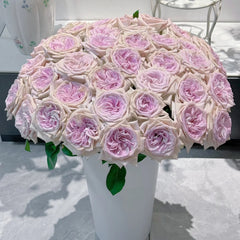 Silver Gemstone Rose