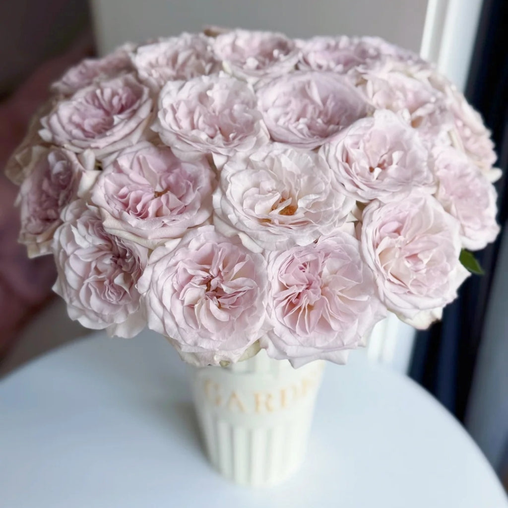 Silver Gemstone Rose